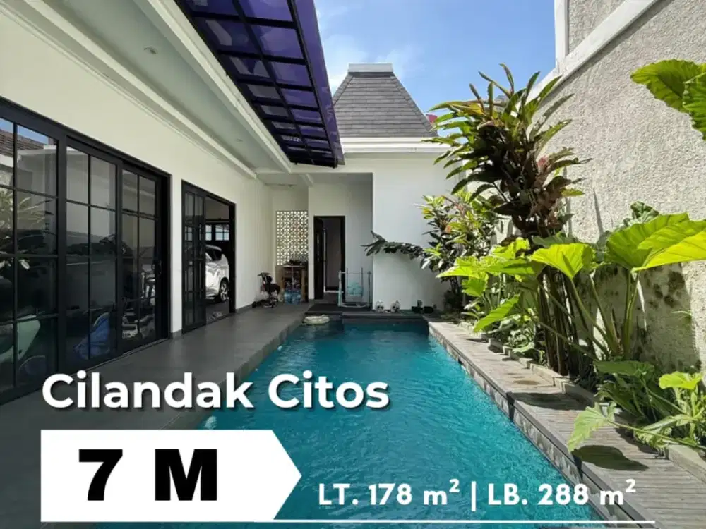 Jual Rumah Cilandak Jakarta Selatan - 4+1 Kamar Tidur Unfurnished