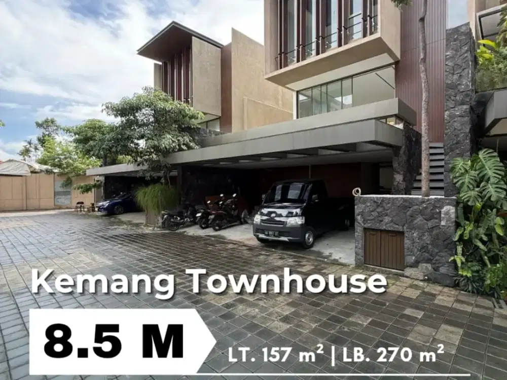 Jual Rumah Kemang Townhouse Jakarta Selatan - 4+1 Kamar Tidur Unfurnished