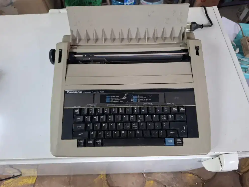 MESIN KETIK MERK PANASONIC