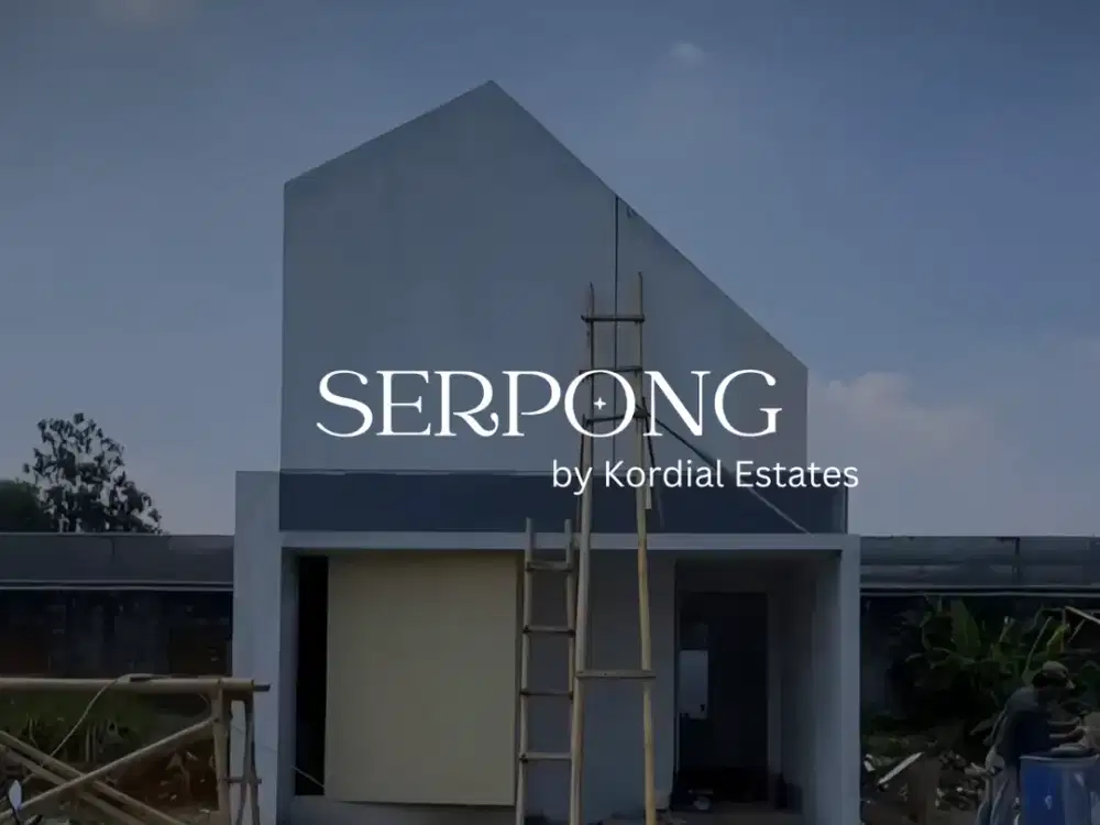 RUMAH SERPONG KONSEP SKANDINAVIAN 2 LANTAI 3 KAMAR DENGAN LINGKUNGAN ASRI