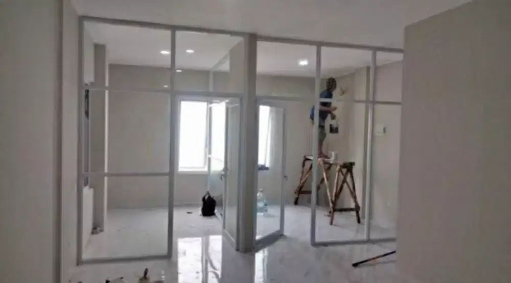 Dinding partisi gypsum 2 sisi