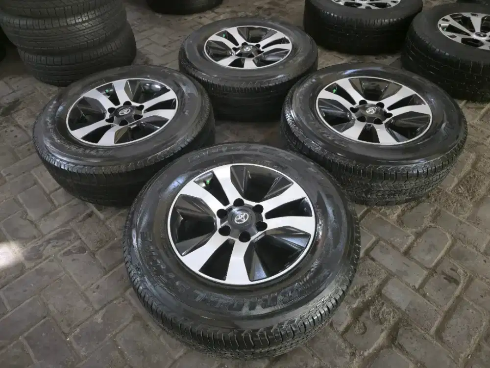 Velg Ban90% Ori Hilux R17 Fortuner Everest Ranger Blazer Pajero Strada
