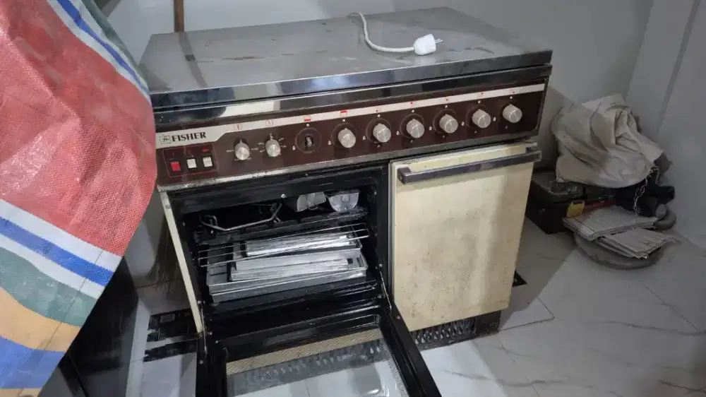 Preloved Standing Kompor & Oven Fisher
