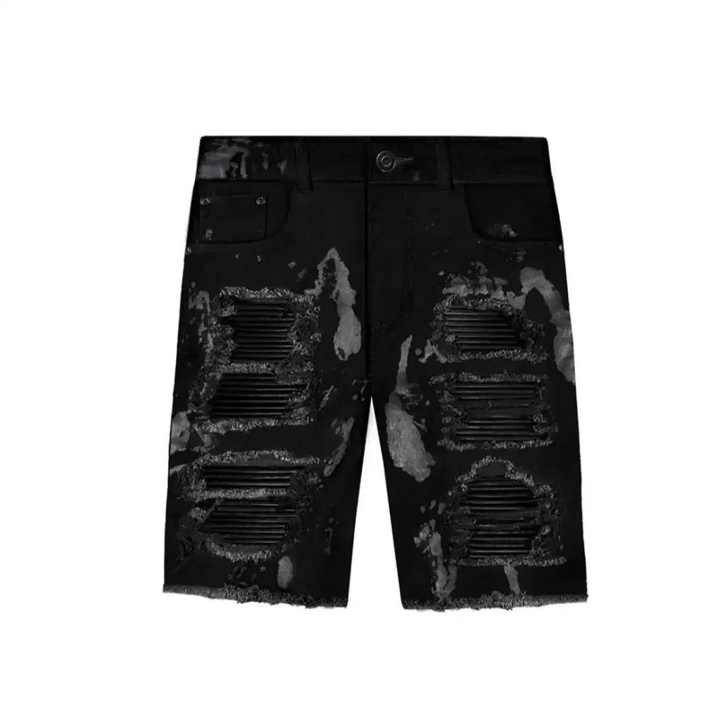 RUCAS Caviar Leather Biker Shorts Season 8 Rare Item