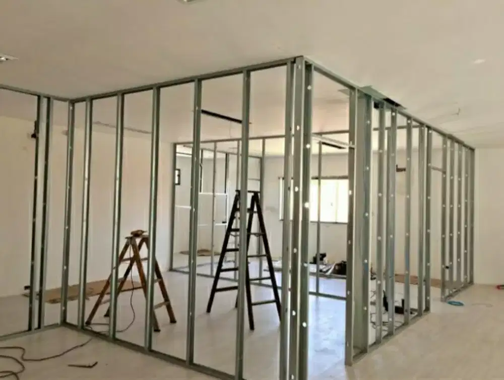 Dinding partisi gypsum 2 sisi