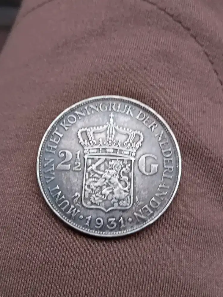 koin wilhelmina 2 5 gulden