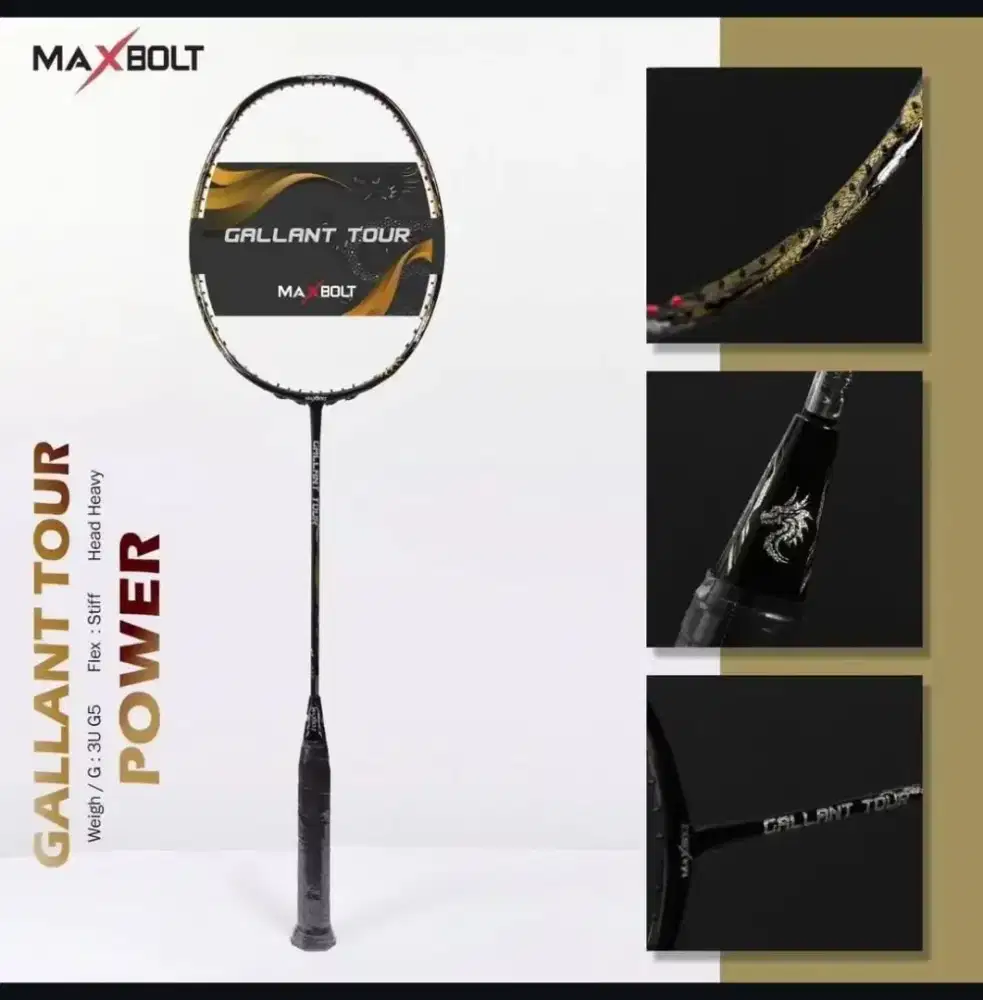 Raket maxbolt baru ORI Gallant tour power