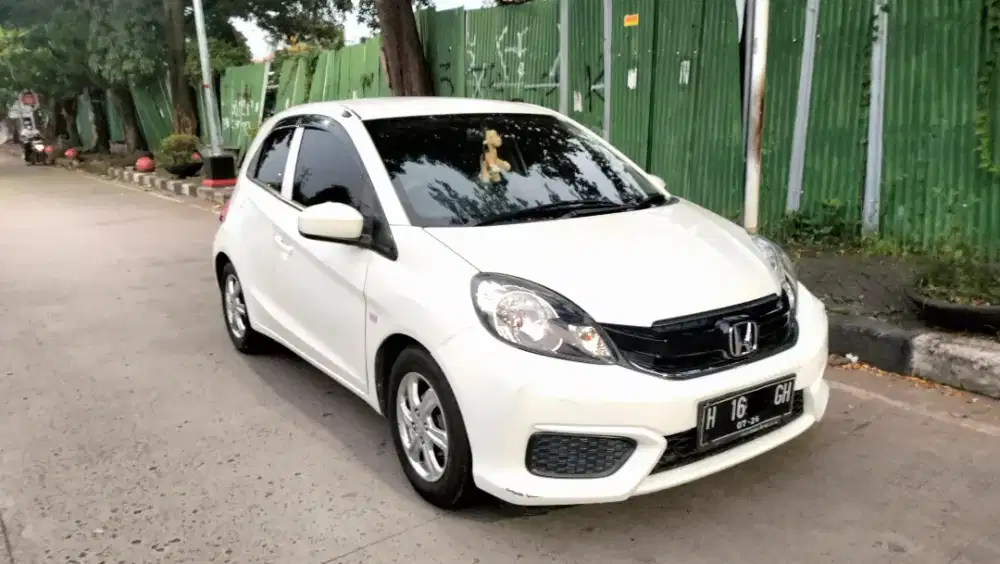 Honda Brio S MT 2016 Putih Mutiara