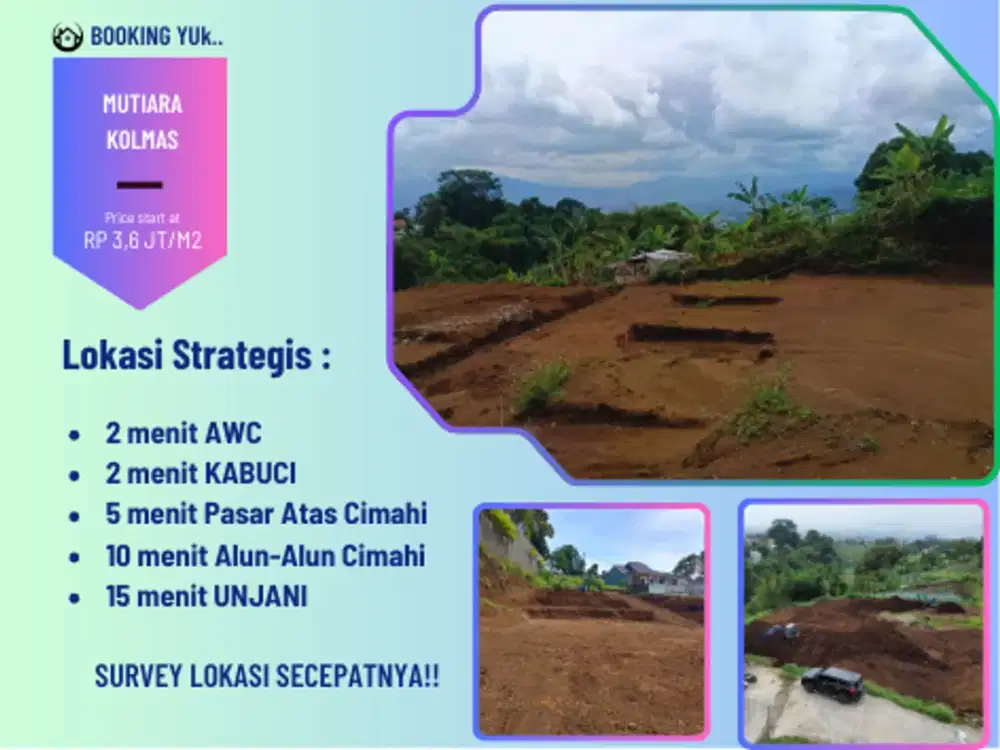 Harga Masih Awal Desember! Kavling Mutiara Kolmas SHM. Jangan Tunggu Akhir Tahun, Nanti Harga Naik!