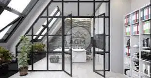 GYPSUM Kusen Jendele Pintu Alumunium Aluminium + plafon Partisi Gypsum