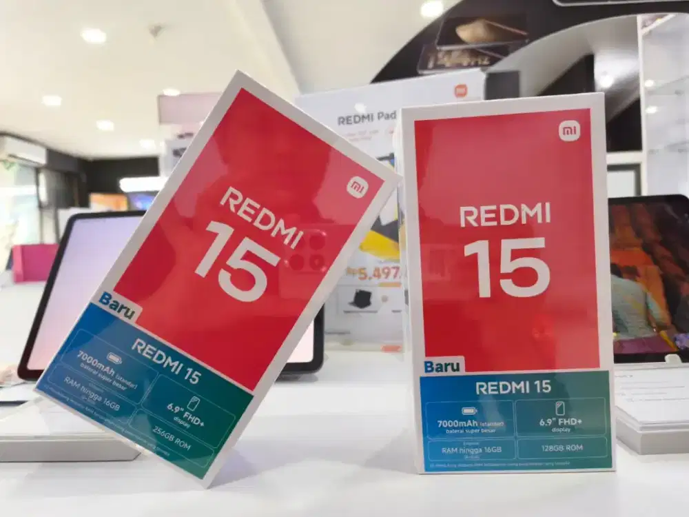 REDMI 15 8/256 ( NEW RESMI)
