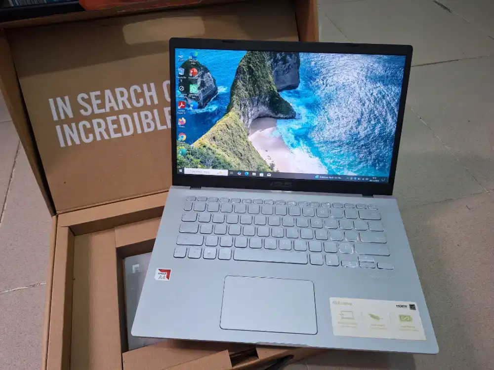 Bismillah dijual laptop asus vivobook slim a4 ram8gb ssd512gb mulus