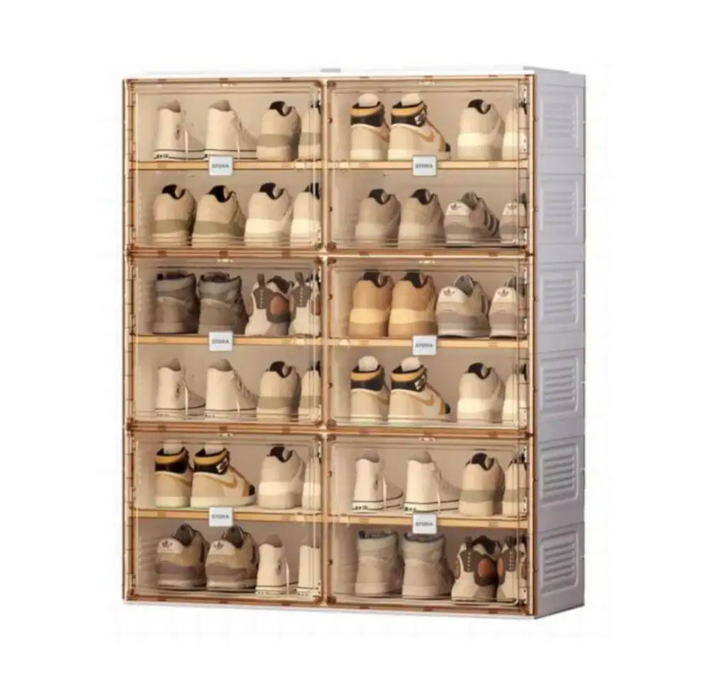 Lemari rak stora 12 box