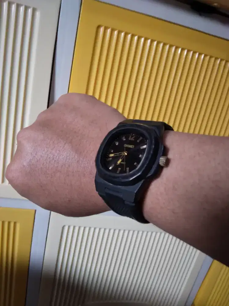 Jam skmei warns hitam elegan