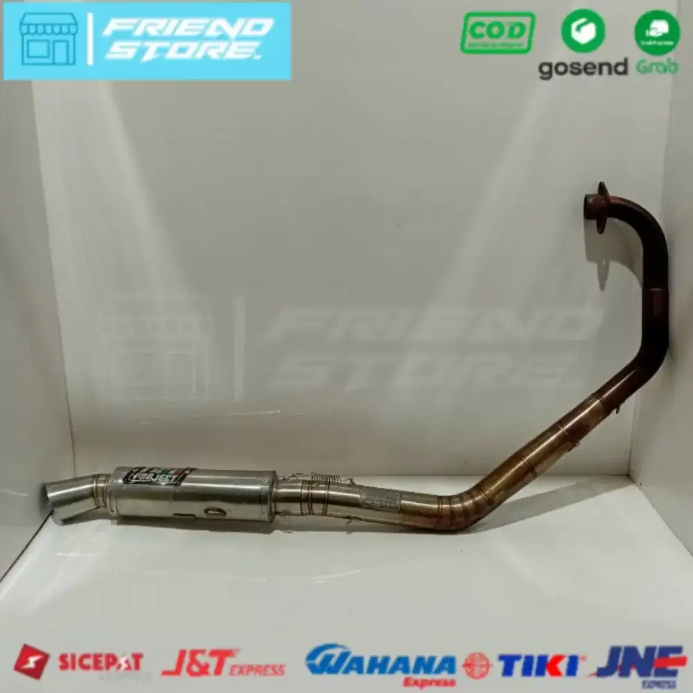 Knalpot Racing Satria TZM Project Leher JSM Original (Second)