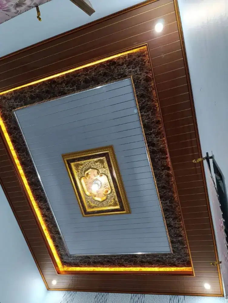 Matrial plapon pvc murah terpasang