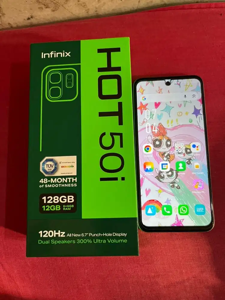 Infinix Hot 50i - Titanium Grey - masih garansi