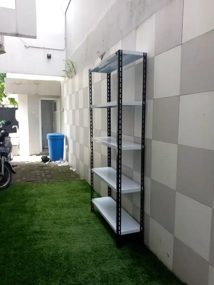 Rak siku besi & rak minimarket