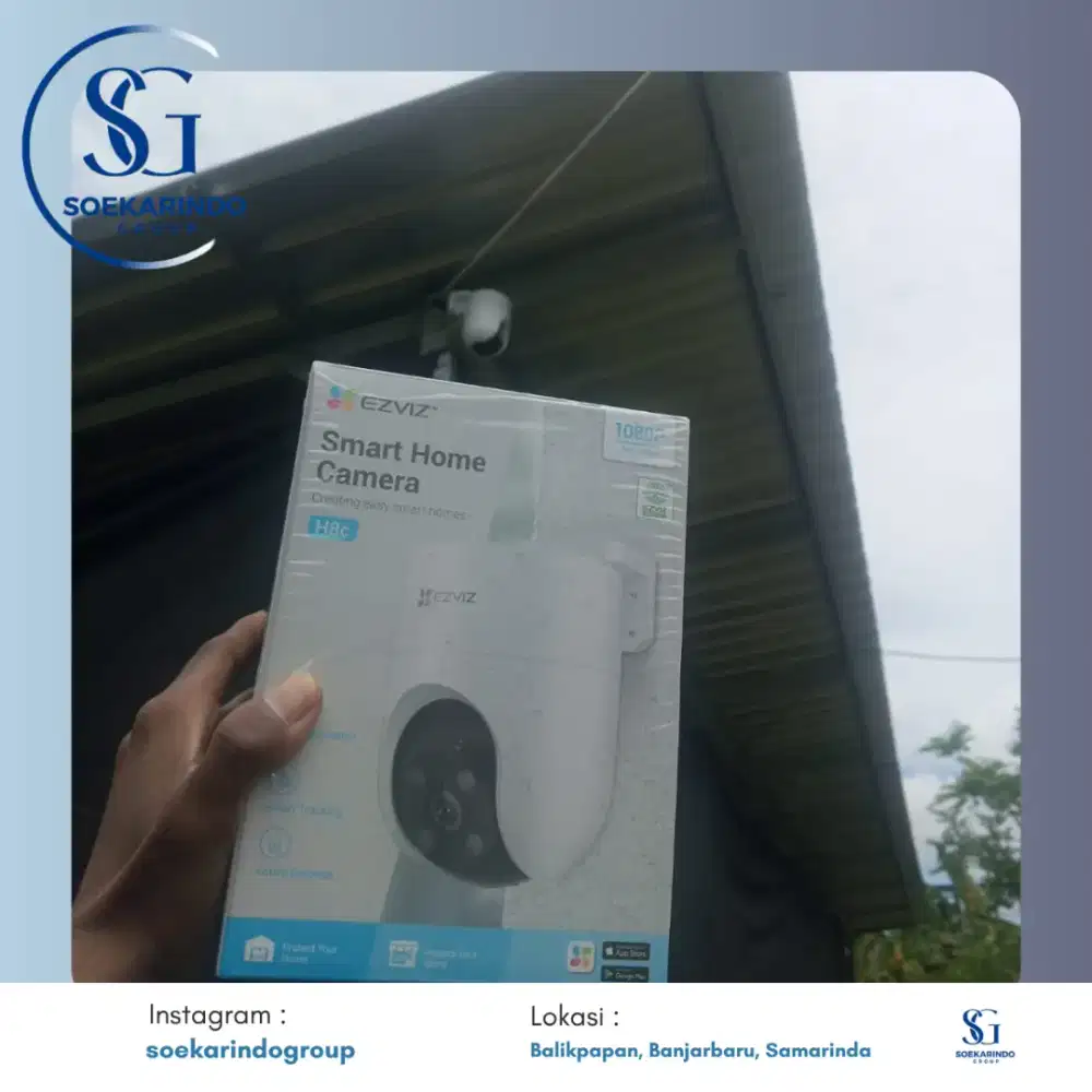 SMART CCTV EZVIZ KOMUNIKASI JARAK JAUH