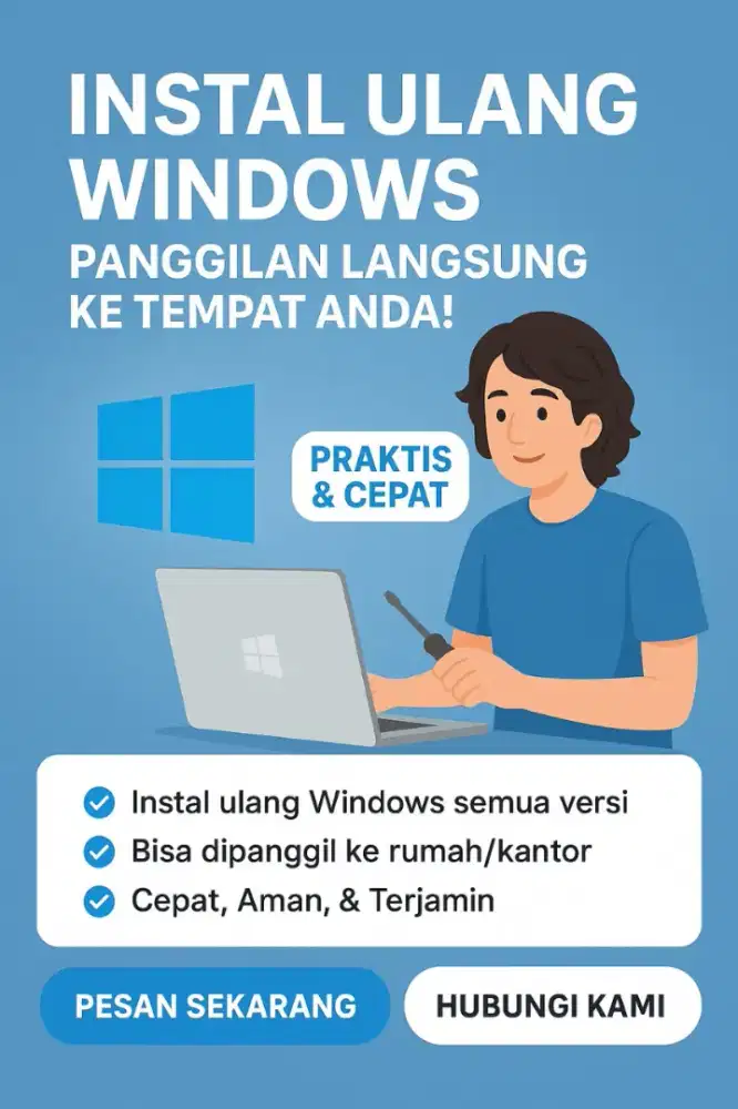 Instal ulang panggilan untuk PC dan laptop