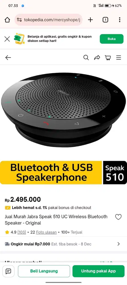 Speaker bluetooth Jabra 510