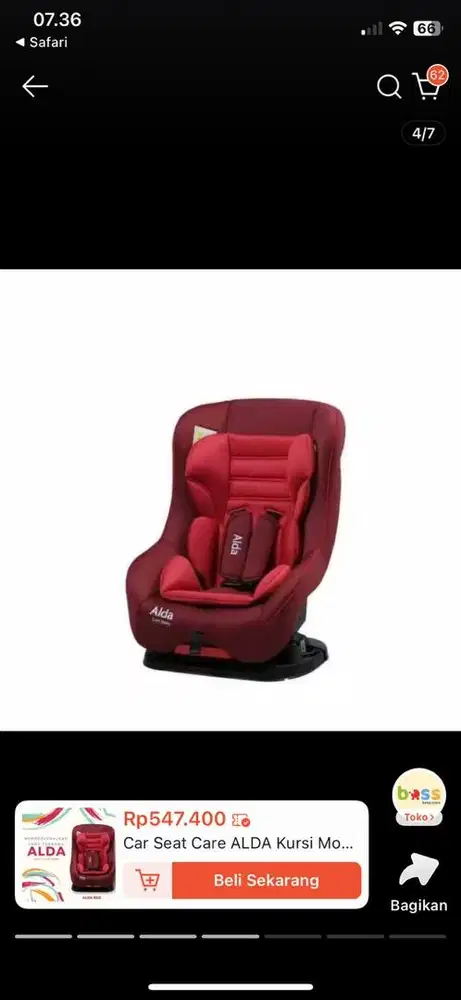 Car seat baby murah