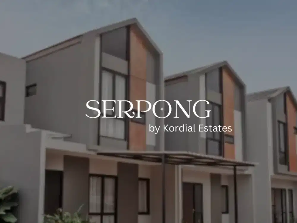 RUMAH SIAP HUNI SERPONG LAYOUT OPEN SPACE HUB 3 KOTA MODERN