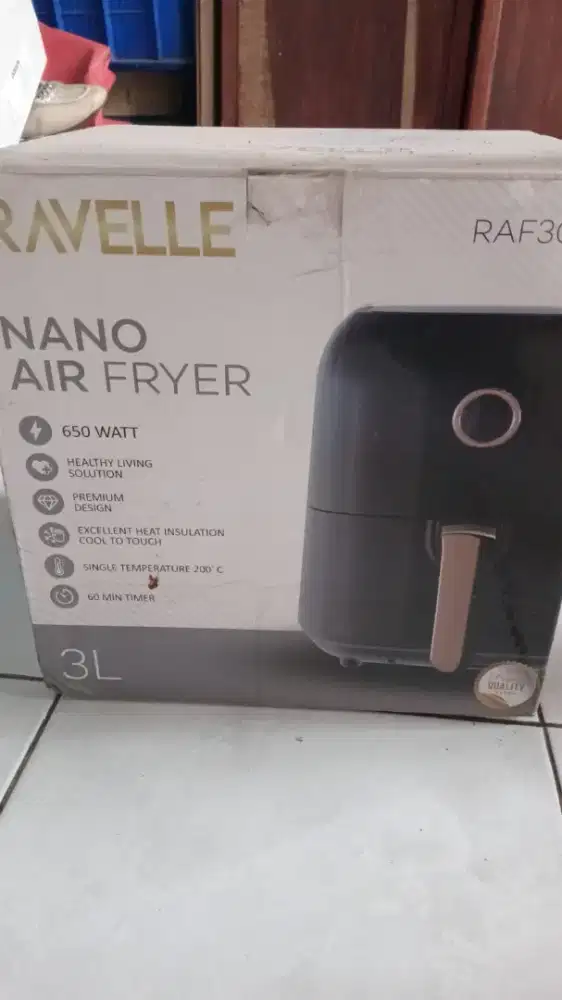 Airfryer ravelle 3 lt