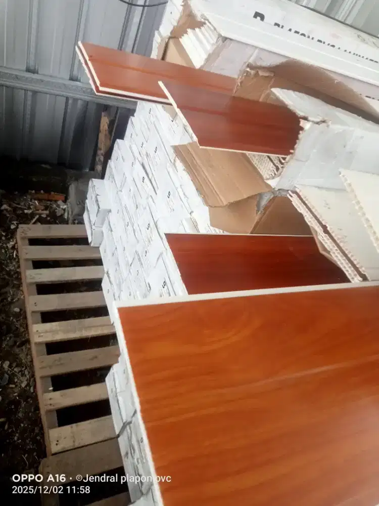 Matrial plapon pvc murah terpasang