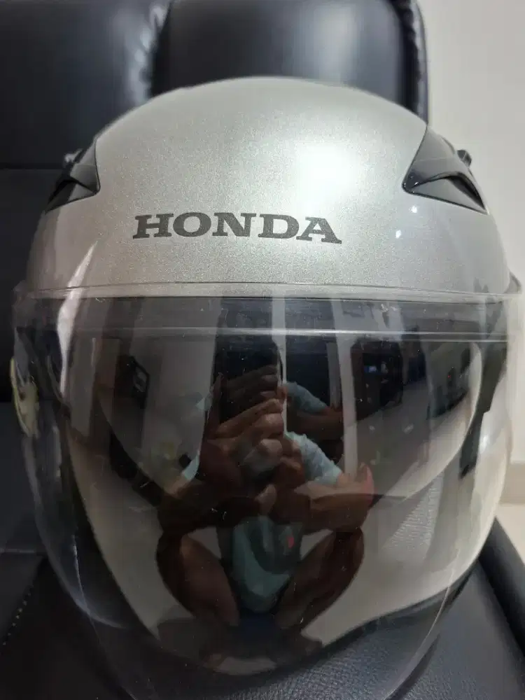 Helm Luxury Honda Half Face