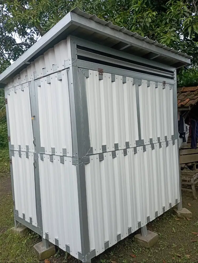 jual both kontainer masih baru, bonus kompor dan regulator