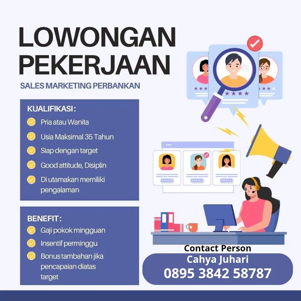 Dibutuhkan segera untuk wilayah bandung sales perbank an