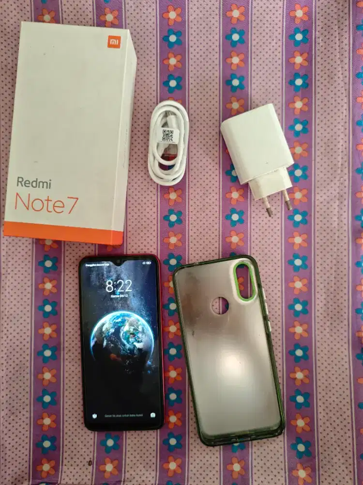 Redmi Note 7 – 4GB/64GB – Nebula Red (Fullset | Mulus)