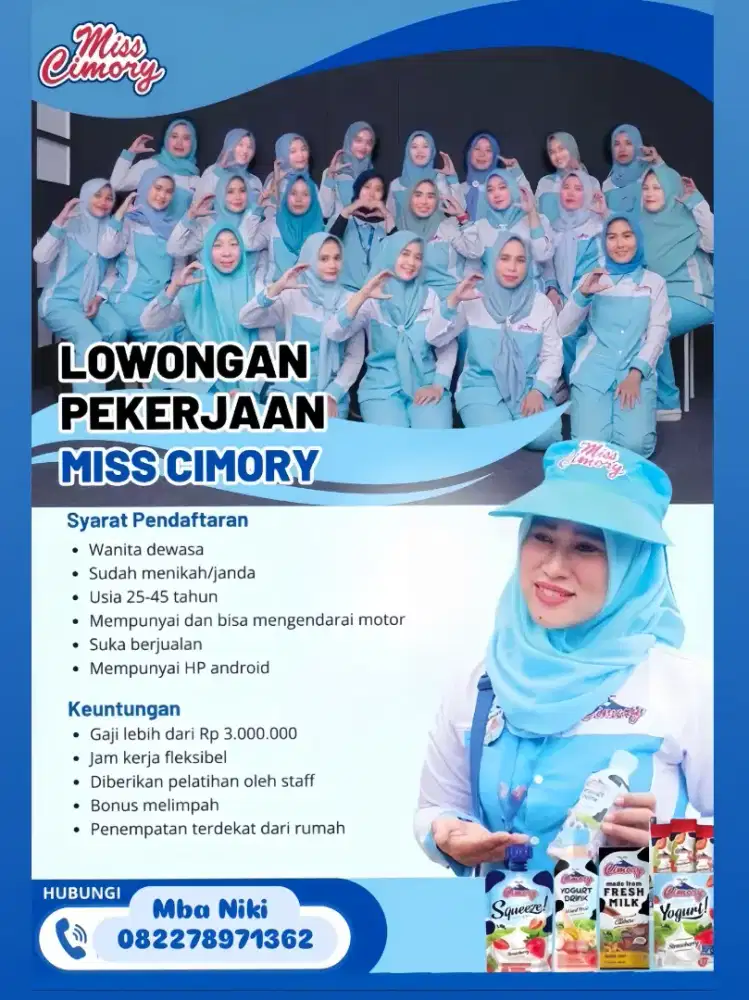 Lowongan pekerjaan miss cimory