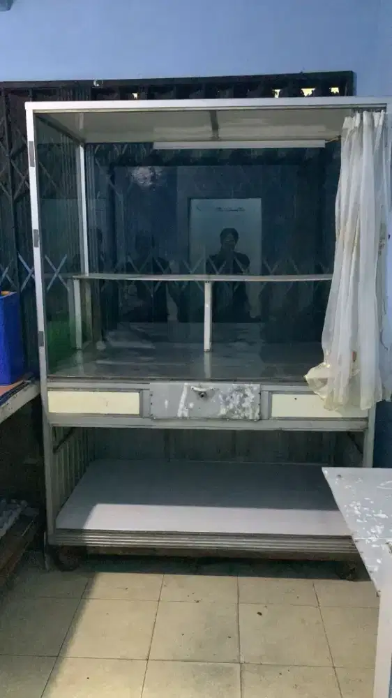 Dijual murah etalase usaha warteg, RM Padang dll