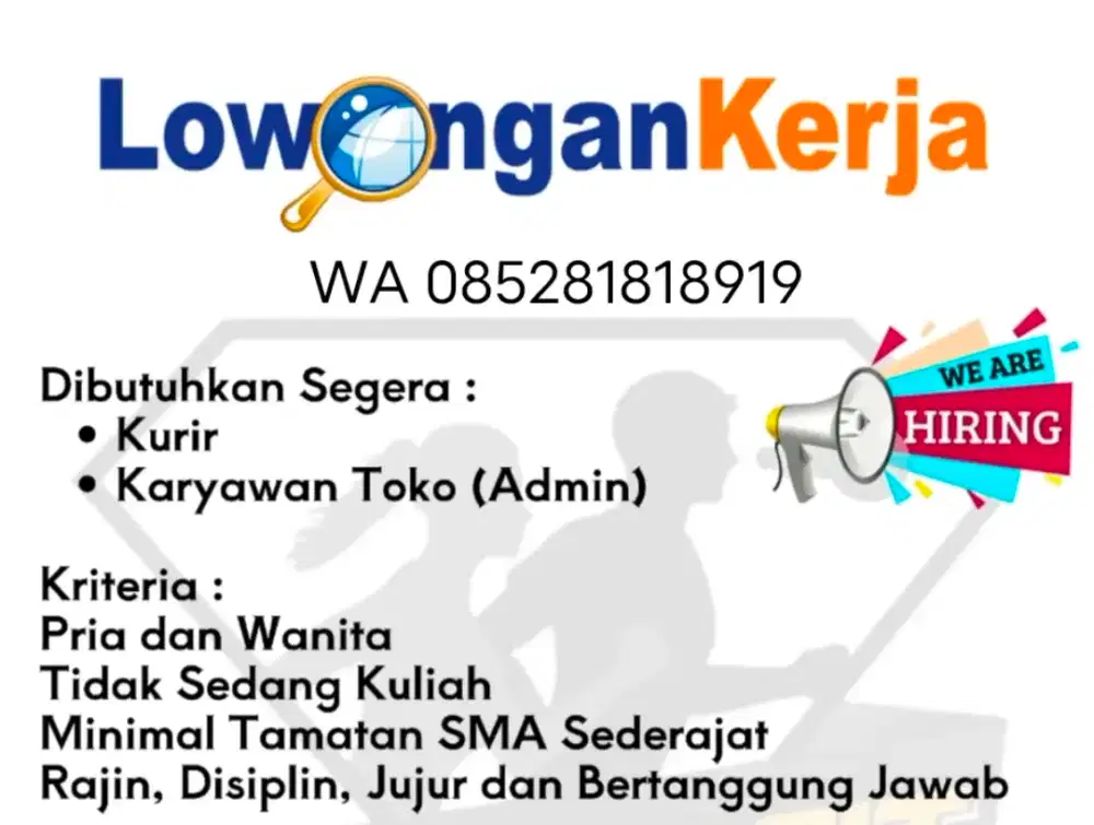 Dibutuhkan Segera di Medan