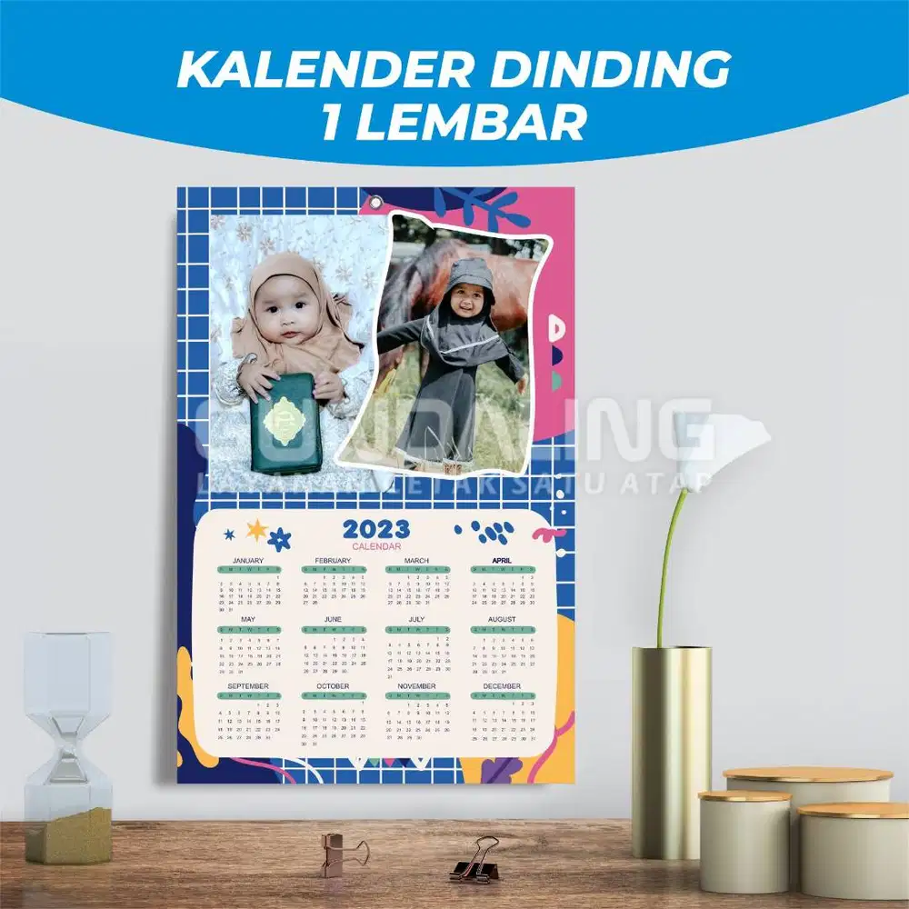 KALENDER 1 TAHUN  - 15.000 (FREE DESIGN) -