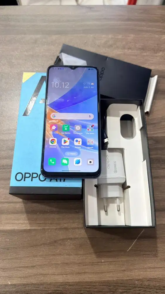 Oppo A17 Biru 4/64GB Resmi Lengkap