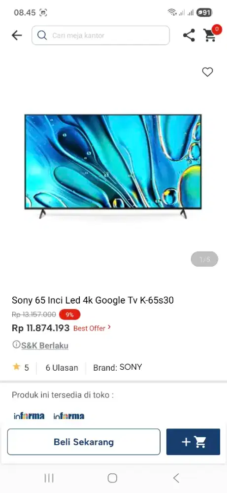 SONY GOOGLE TV 65INCH PROMO