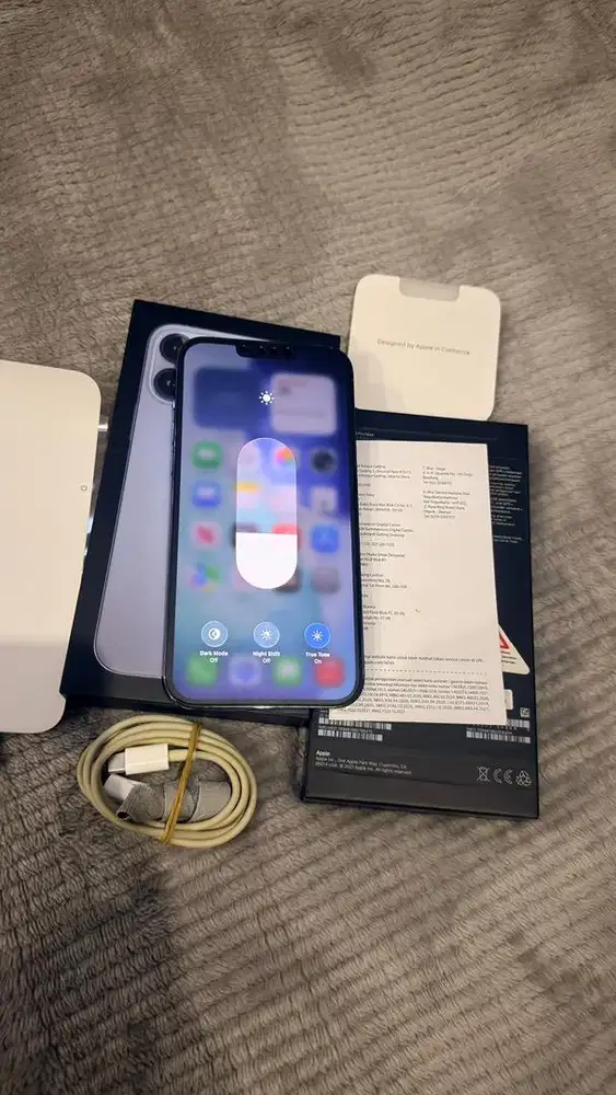 Iphone 13 Promax 128GB Blue Resmi Ibox Lengkap