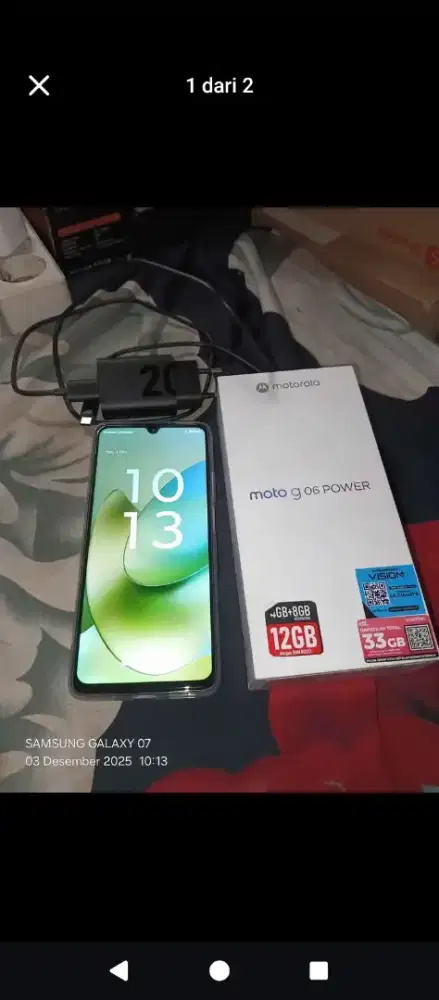 MOTOROLA G06 POWER 4/128(NETT PAS)