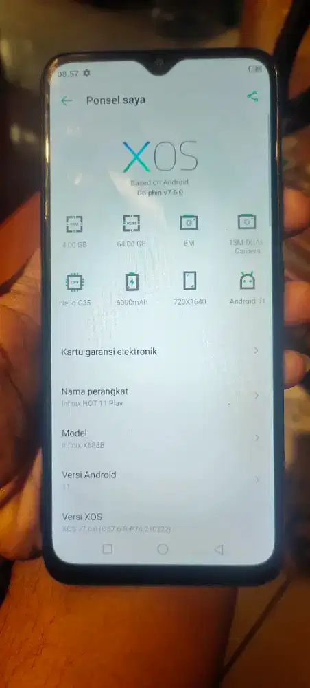 infinix hot 11 play 4/64GB
