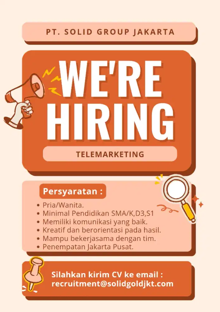 Lowongan Kerja Jakarta