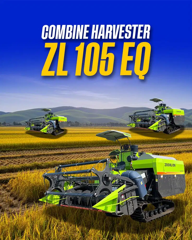 ZOOMLION COMBINE HARVESTER ZL 105-EQ