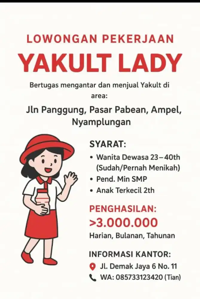 Yakult Lady/Sales Yakult