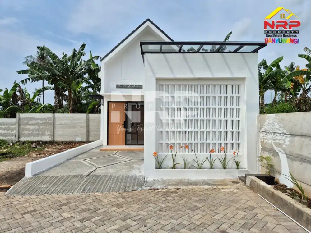 Dijual Rumah Baru 200 Jutaan Minimalis Scandinavian di Banyuwangi