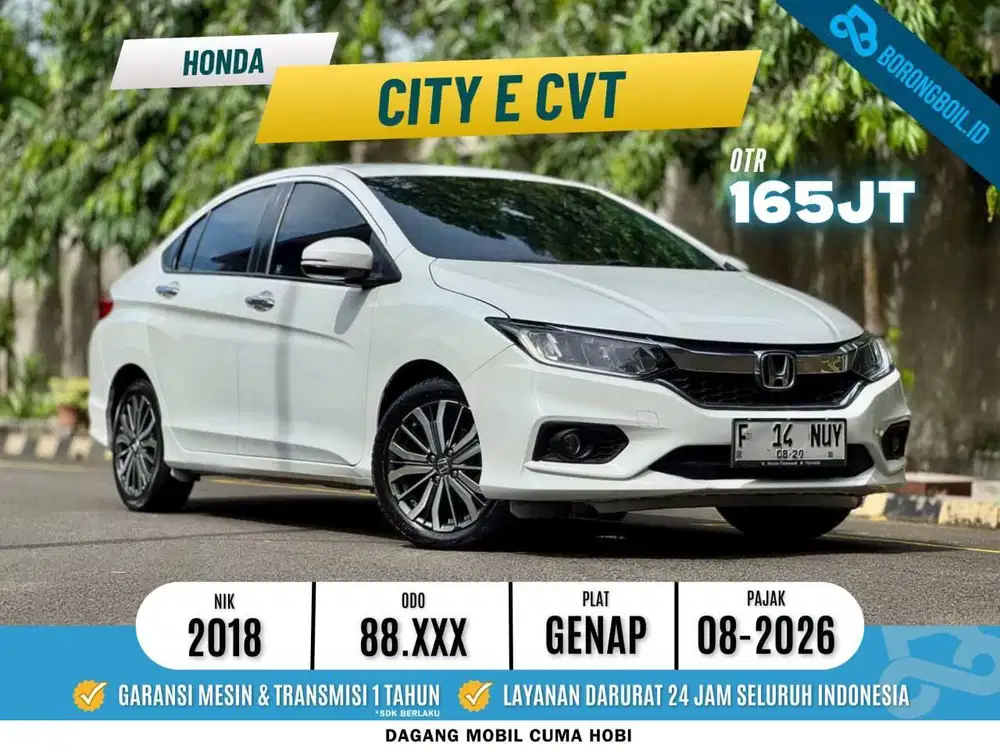 City E CVT 2018 Putih
