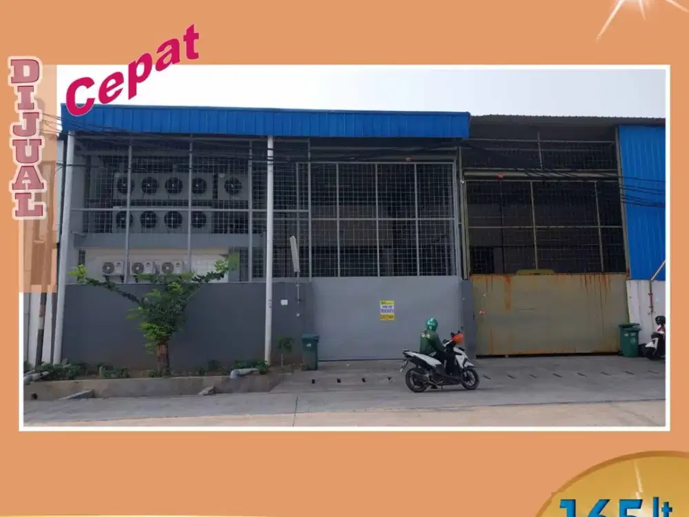 DISEWAKAN MURAH GUDANG COLD STRORAGE 2 LANTAI DI PERGUDANGAN DADAP KOSAMBI TANGERANG