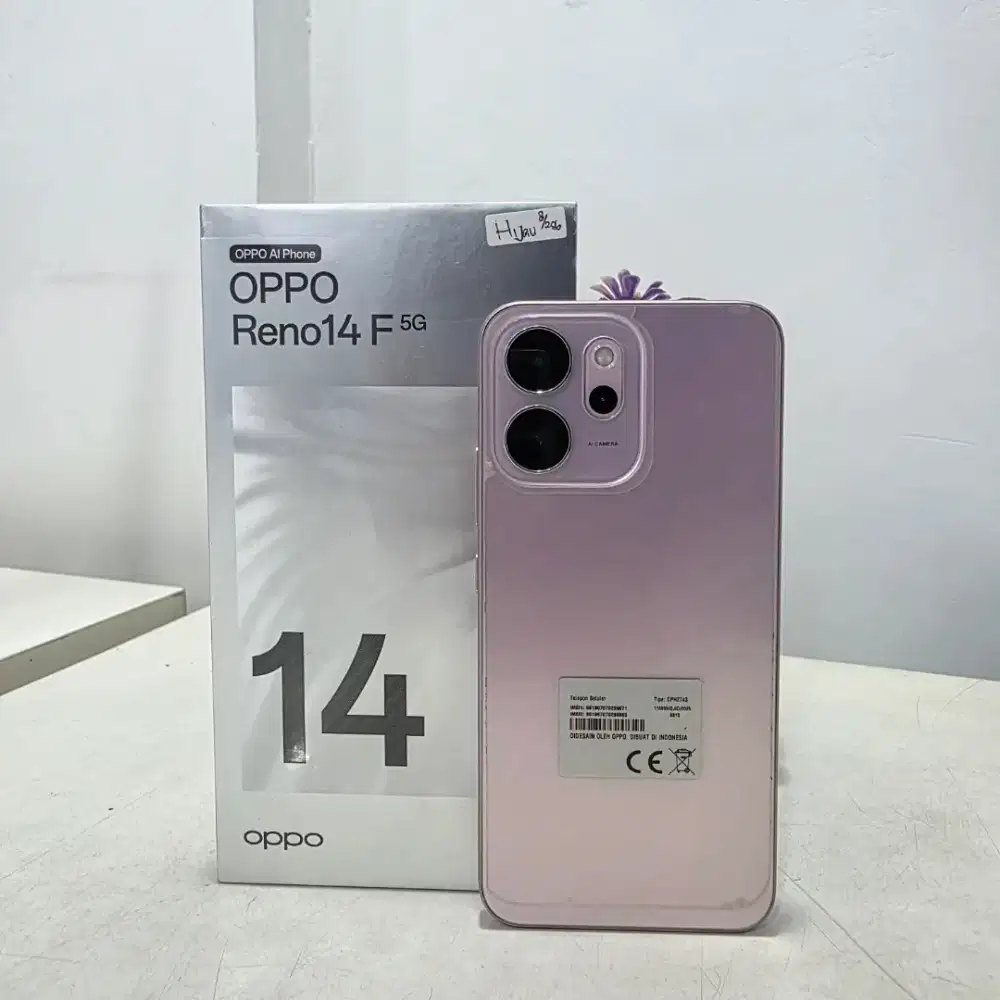 OPPO RENO 14F 5G TERBARU COD GRATIS ONGKIR