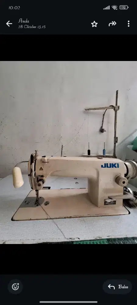 jual mesin jahit dan mesin obras second